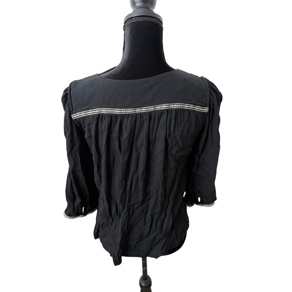 BA&SH Amber Blouse - Black - Small - Picture 2 of 5